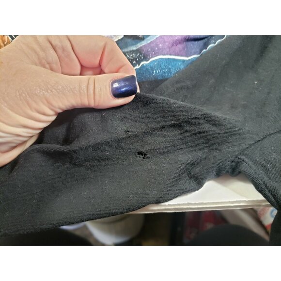 Stevie Ray Vaughan T Shirt 1954-1990 Tour Memorial Black Concert SZ XL Vintage - Picture 6 of 8